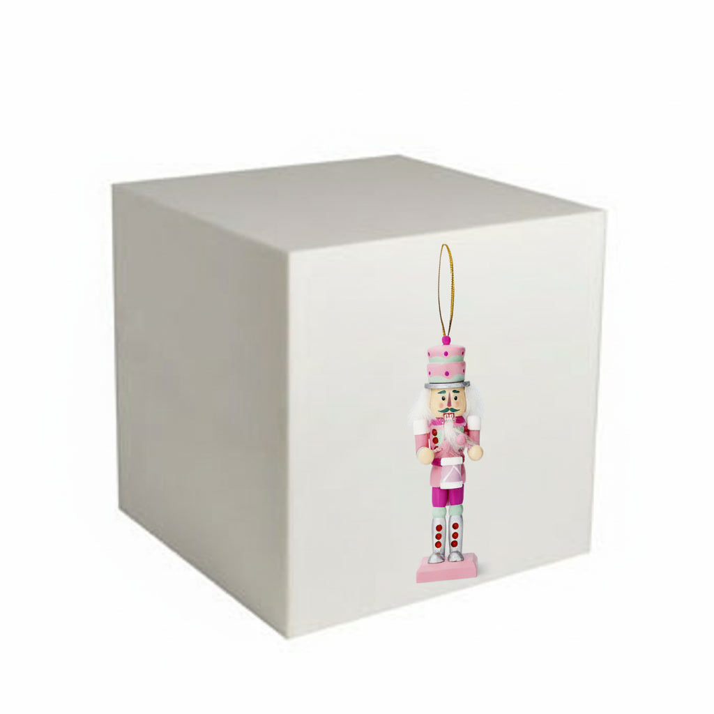 Decorative nutcracker with drum for hanging - 13 cm