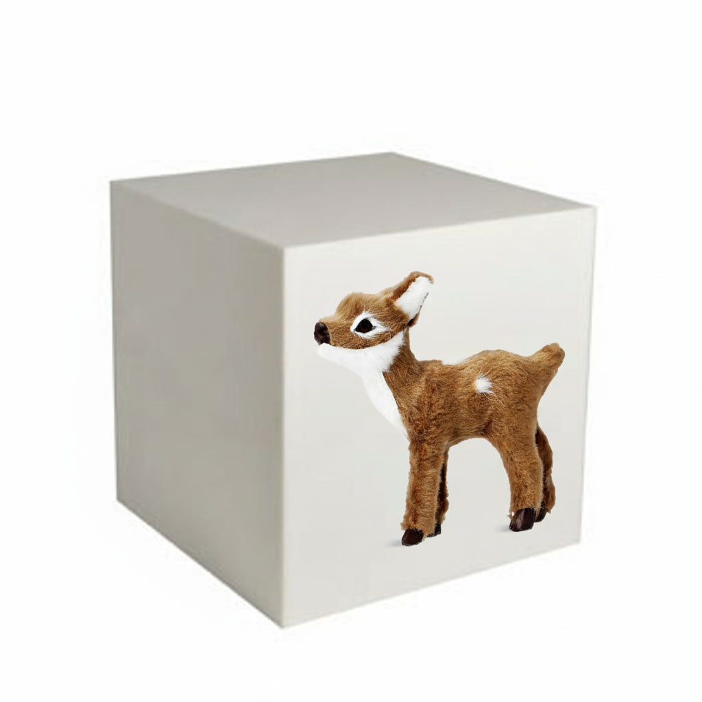 Decorative brown roe deer - 7 cm