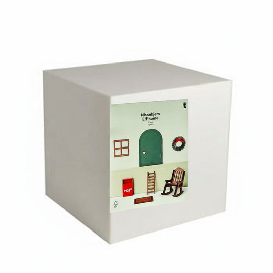Wooden elf home - 7 pcs