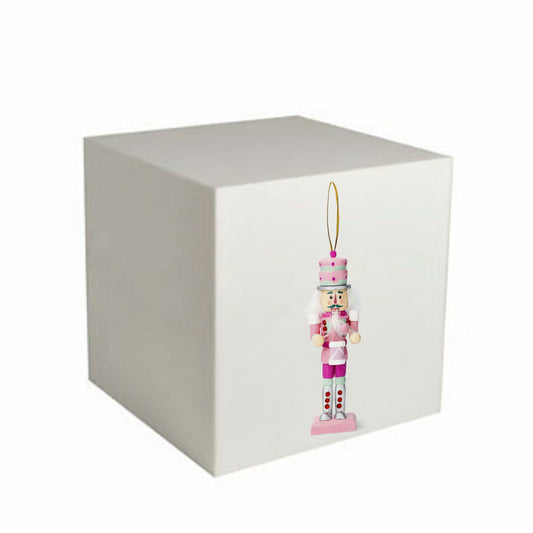Decorative nutcracker with drum for hanging - 13 cm