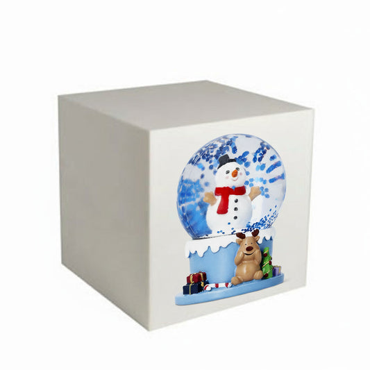 Snow globe with snowman - 6 cm